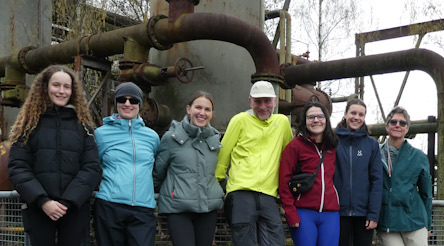 Grupppenbild an der Kokerei Hansa in Dortmund