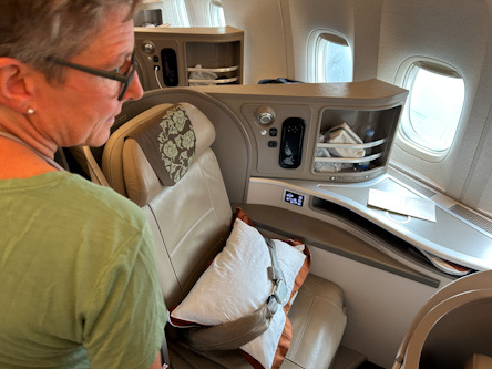 China Eastern: Blick auf die Business Class