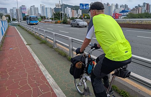 Radweg in Gegenrichtung