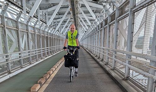 Cycling Innoshima Bridge
