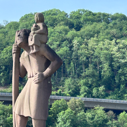 St. Christophorus auf der Moselbrücke in Schweich