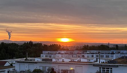 Sonnenaufgang über dem Taunus