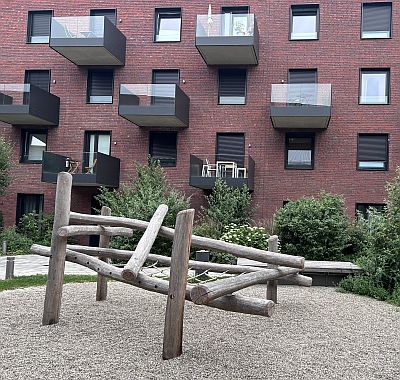 Mainz Zollhafen: Flösserhof innen