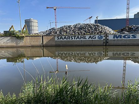 Völklingen: Saarstahl LD Stahlwerk an der Saar