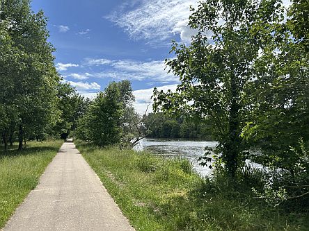 Moselradweg bei Ars-sur-Moselle