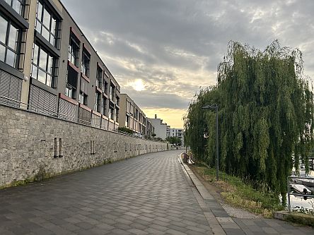 Am Winterhafen in Mainz