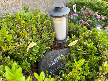 Grab von Hanna Humann, Friedhof Essen-Burgaltendorf